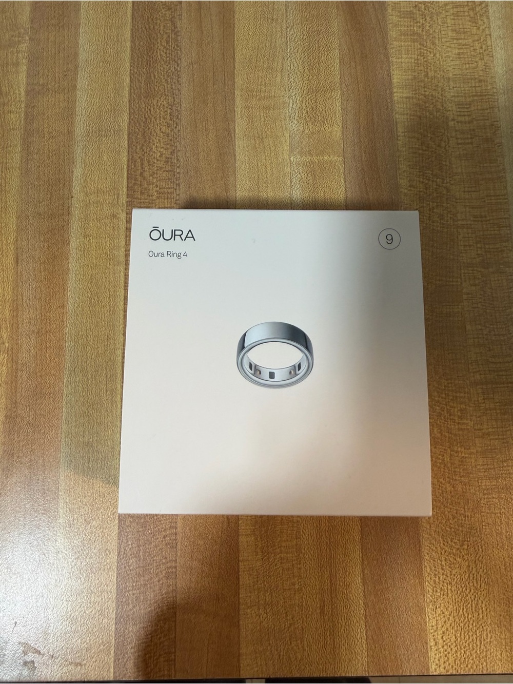 BRAND NEW Oura Ring 4 Smart Ring in Silver - SIZE 9